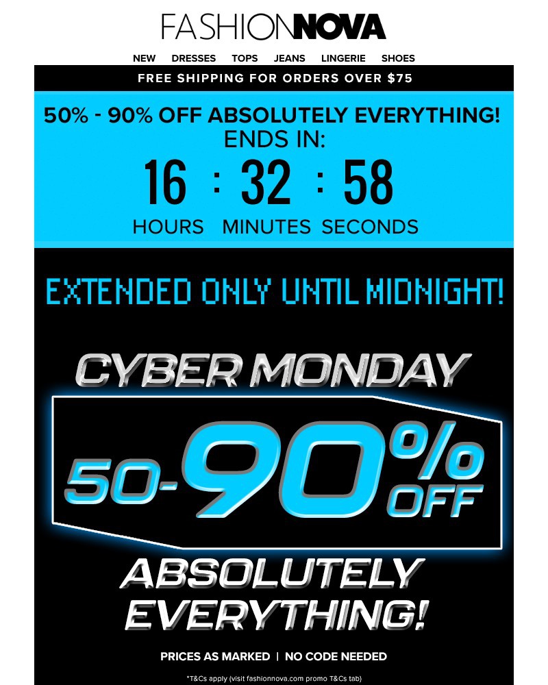 Screenshot of email with subject /media/emails/cyber-sale-extended50-90-off-sitewide-ff2a97-cropped-061fbab2.jpg