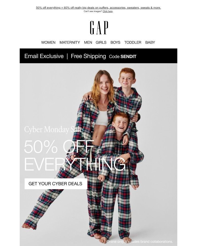 Screenshot of email with subject /media/emails/cyber-sale-just-logged-on-50-off-everything-new-45-deals-on-puffers-fc9921-croppe_6iDETbo.jpg