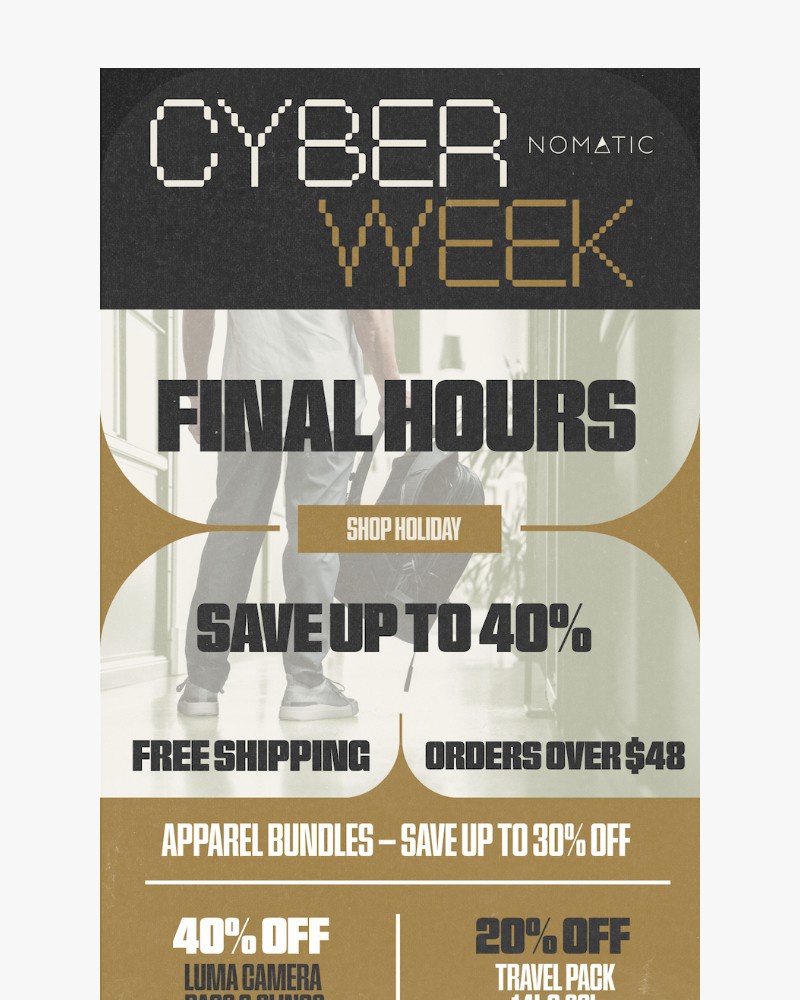 Screenshot of email with subject /media/emails/cyber-week-sale-ends-tonight-up-to-40-off-5b59dc-cropped-622f8133.jpg