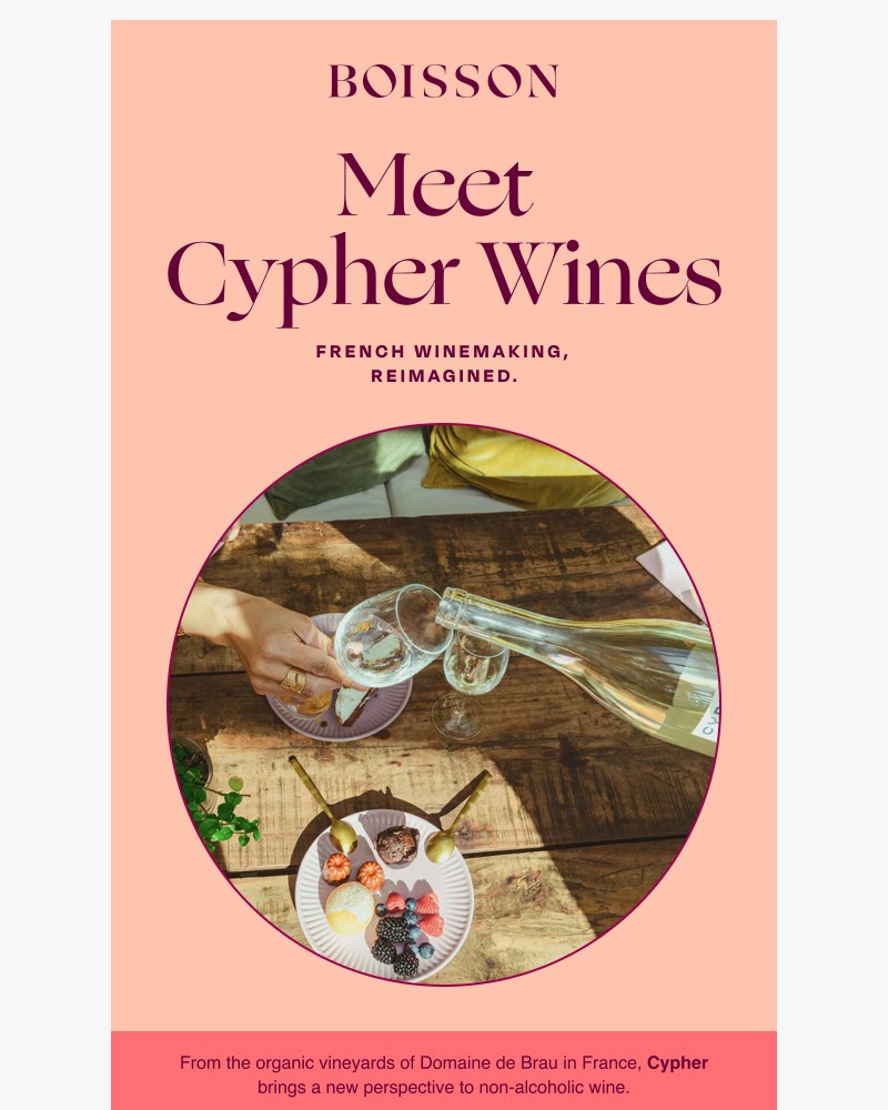 Screenshot of email sent to a Boisson Newsletter subscriber