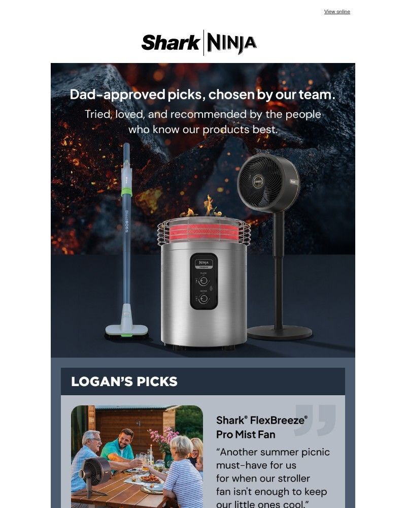 Screenshot of email sent to a Shark Newsletter subscriber