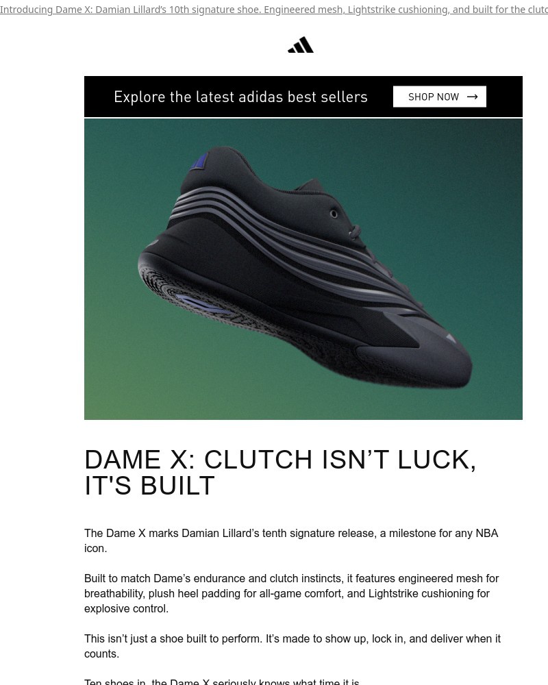 Screenshot of email with subject /media/emails/dame-x-available-now-485f81-cropped-d8d96a8a.jpg