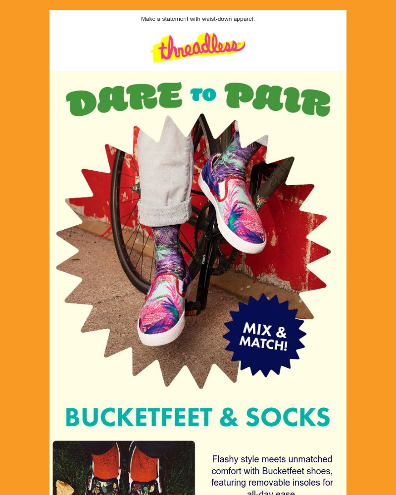 Screenshot of email with subject /media/emails/dare-to-pair-bucketfeet-socks-6a16c1-cropped-12ac010b.jpg