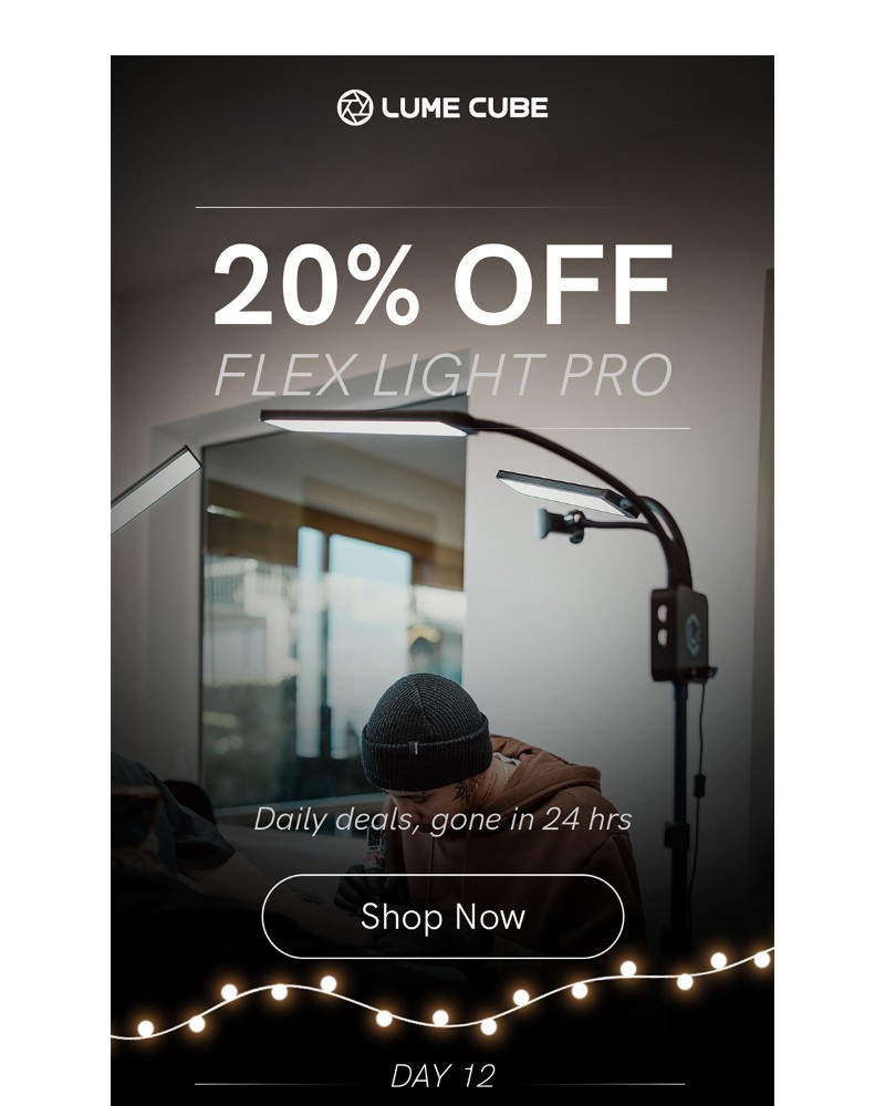 Screenshot of email with subject /media/emails/day-12-save-20-on-flex-light-pro-246e11-cropped-1332bb42.jpg