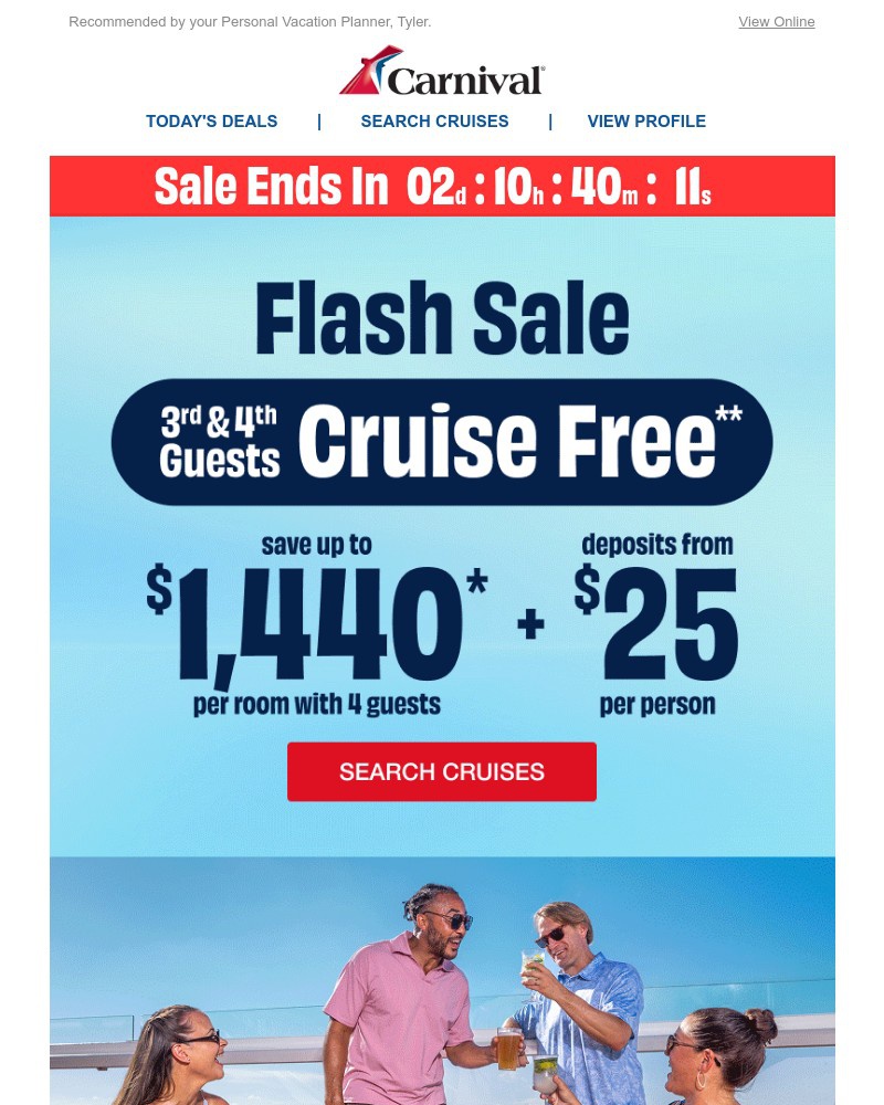 Screenshot of email with subject /media/emails/deal-alert-3rd-4th-guests-sail-free-ab4af7-cropped-bdd29d70.jpg