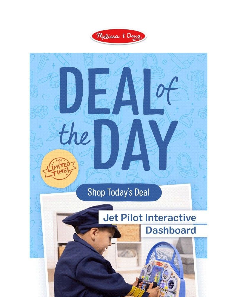 Screenshot of email sent to a Melissa & Doug Newsletter subscriber