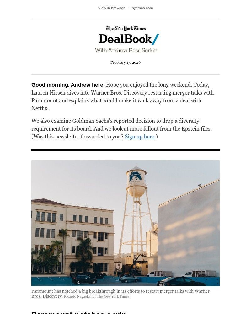 Screenshot of email with subject /media/emails/dealbook-game-on-for-paramount-3cc6ba-cropped-3307bec3.jpg