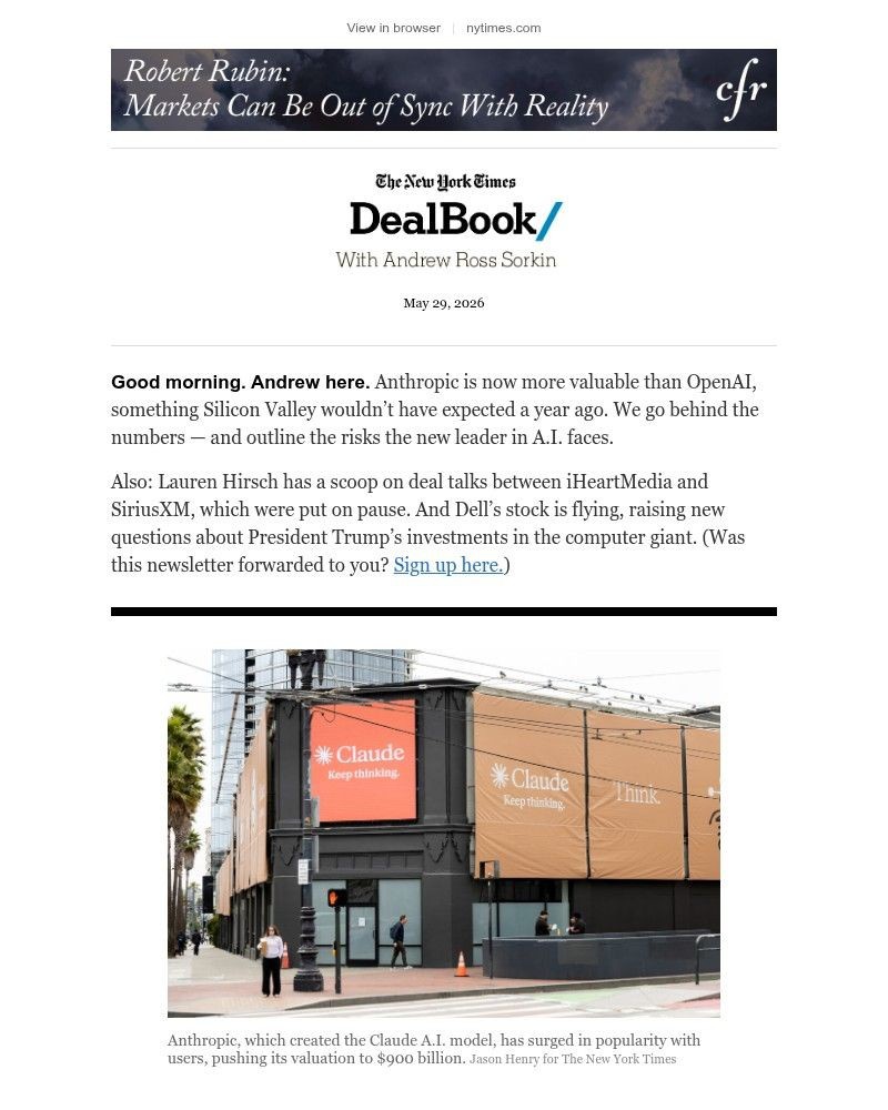 Screenshot of email with subject /media/emails/dealbook-how-anthropic-got-so-big-8f0c6c-cropped-7474c55e.jpg