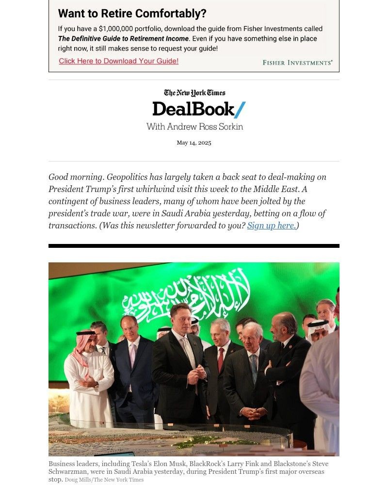 Screenshot of email with subject /media/emails/dealbook-what-trump-actually-got-in-riyadh-0f512a-cropped-61075e21.jpg