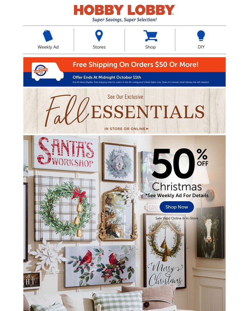 Screenshot of email with subject /media/emails/deck-your-walls-with-50-off-christmas-decor-728bf8-cropped-d6bff317.jpg