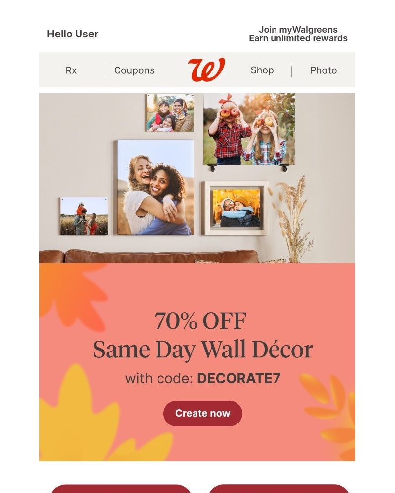 Screenshot of email with subject /media/emails/decorate-for-fall-with-70-off-wall-decor-email-exclusive-photo-cards-offer-inside_YoYONkt.jpg