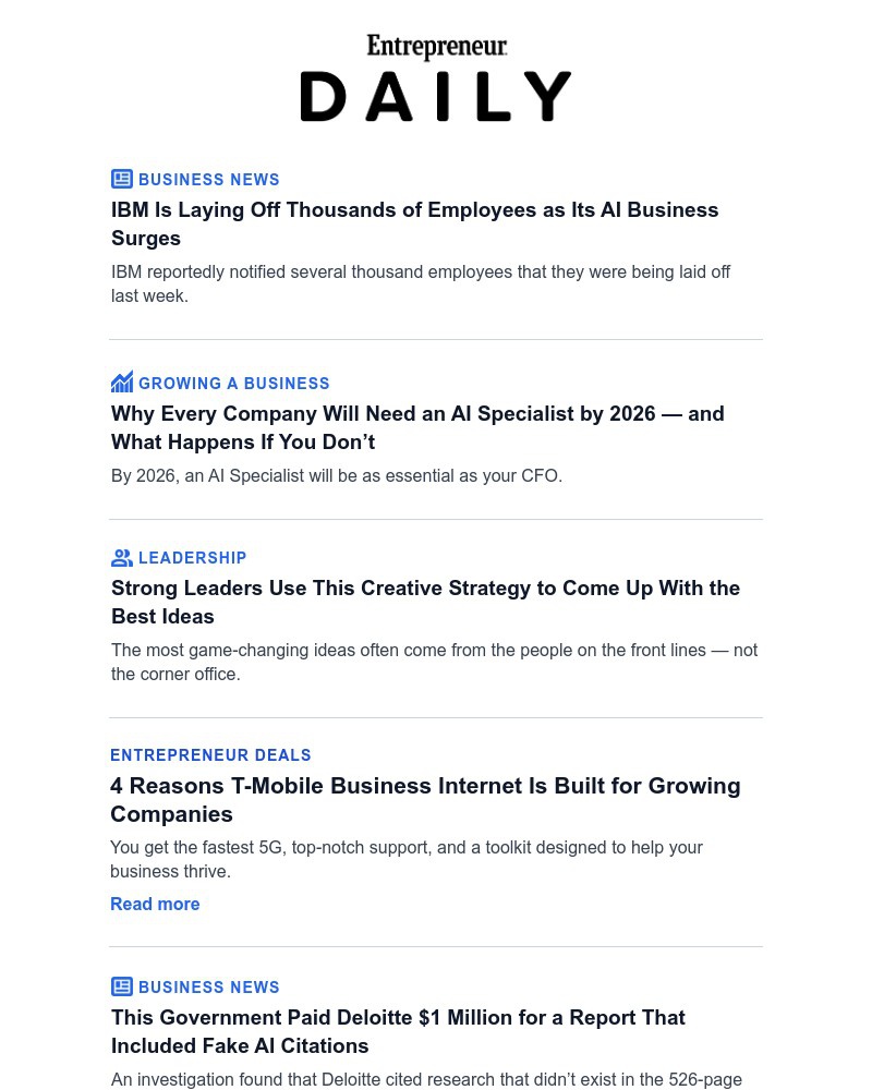 Screenshot of email with subject /media/emails/deloitte-accused-of-using-fake-ai-in-1m-report-1e2800-cropped-c69476d1.jpg
