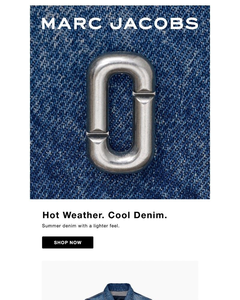 Screenshot of email sent to a Marc Jacobs Newsletter subscriber