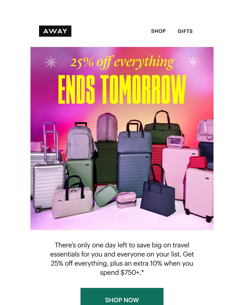 Screenshot of email with subject /media/emails/departs-tomorrow-25-off-everything-d46308-cropped-0cfd5926.jpg