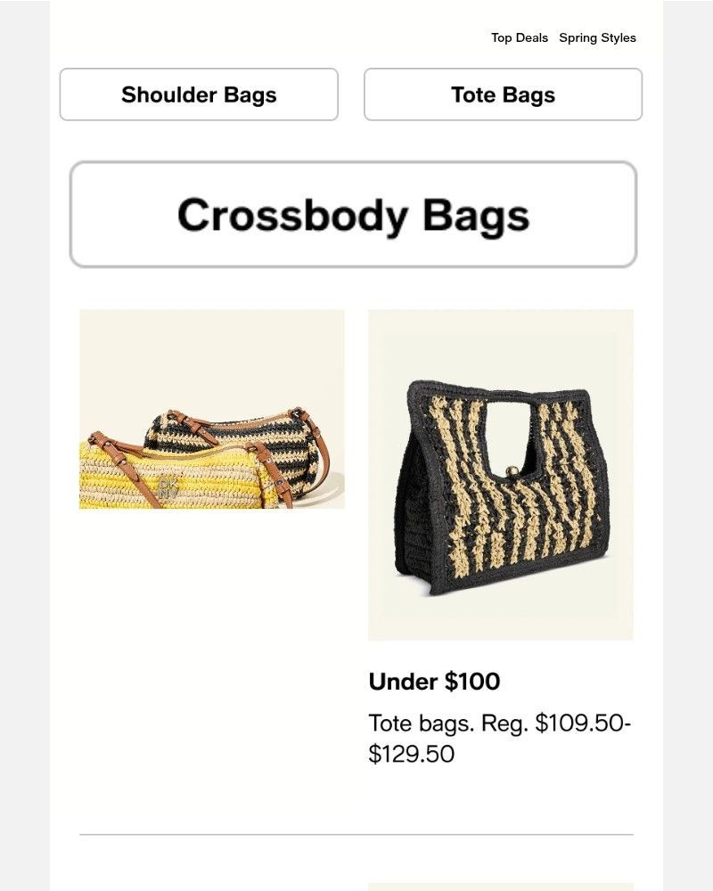 Screenshot of email with subject /media/emails/designer-handbags-under-200-that-never-go-out-of-style-aee1c4-cropped-b25e7f67.jpg