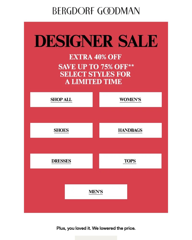 Screenshot of email with subject /media/emails/designer-sale-extra-40-off-price-drop-alert-on-your-bronx-banco-dress-282fc7-crop_kCI8vzP.jpg