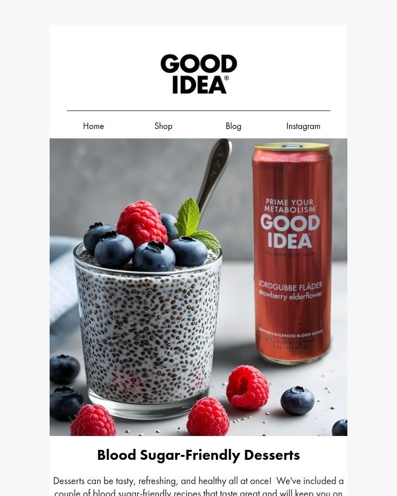 Screenshot of email sent to a Good Idea Newsletter subscriber