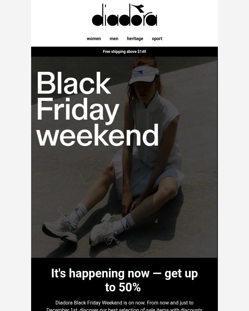 Screenshot of email with subject /media/emails/diadora-black-friday-weekend-live-now-up-to-50-off-4959c2-cropped-fc6ea157.jpg