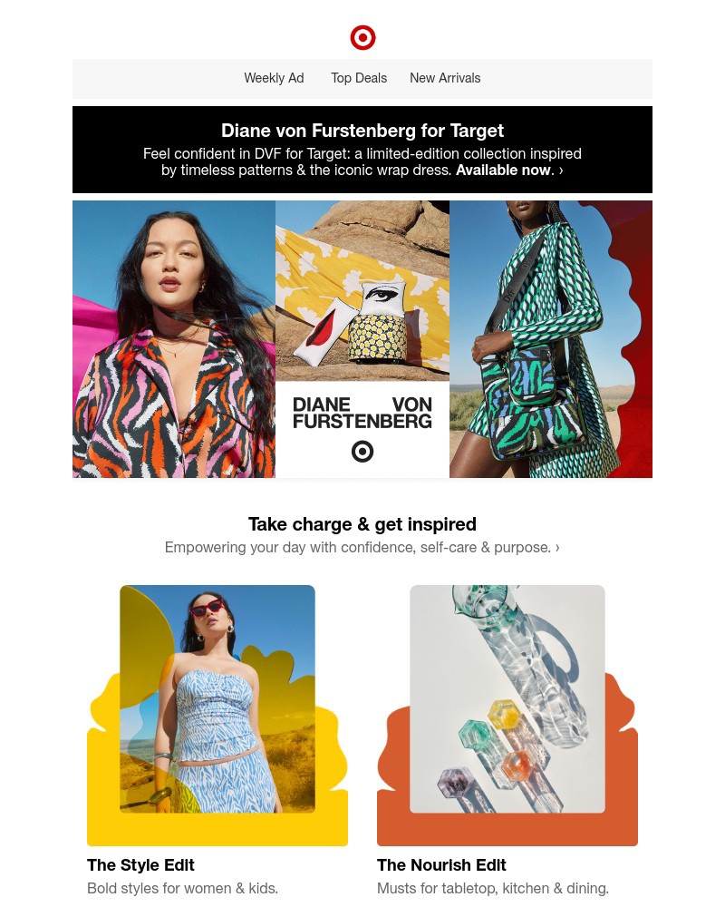 Screenshot of email with subject /media/emails/diane-von-furstenberg-for-target-has-arrived-7d4397-cropped-8a9a9c98.jpg