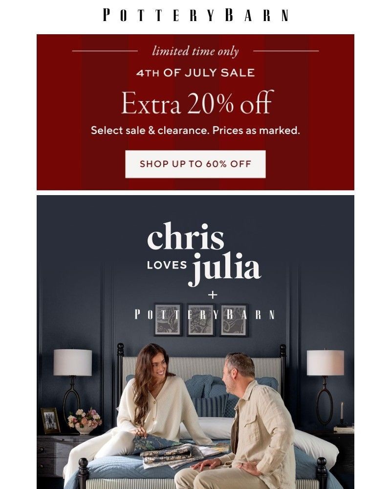 Screenshot of email with subject /media/emails/did-you-hear-extra-20-off-clearance-is-on-our-exclusive-chris-loves-julia-collab-_d1Sh66Q.jpg