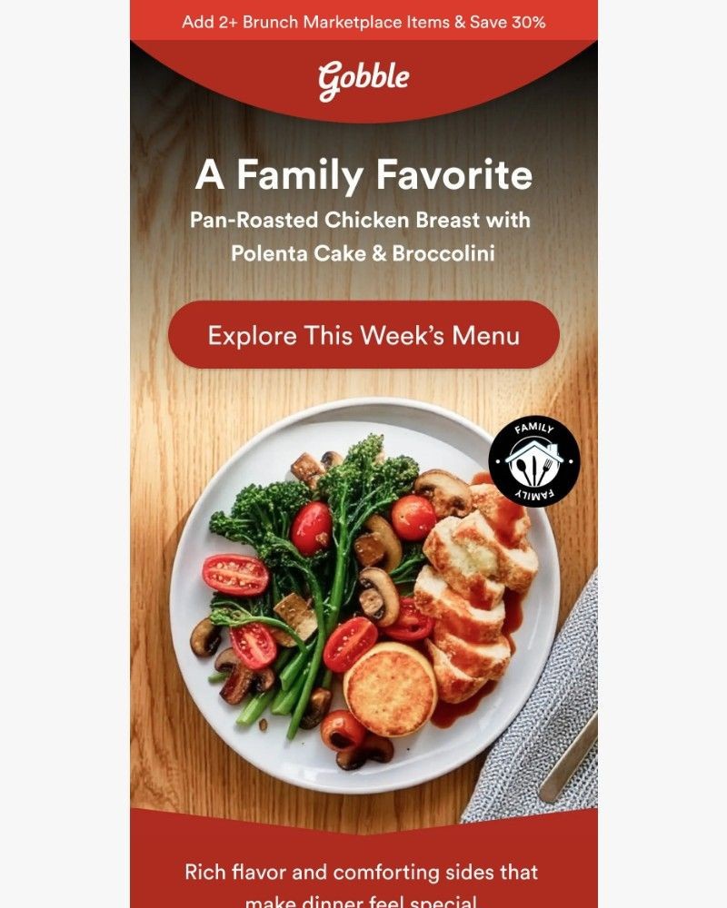 Screenshot of email sent to a Gobble Cart abandoner