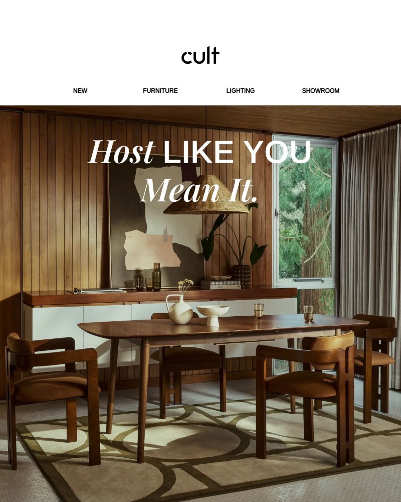 Screenshot of email sent to a Cult Furniture Cart abandoner