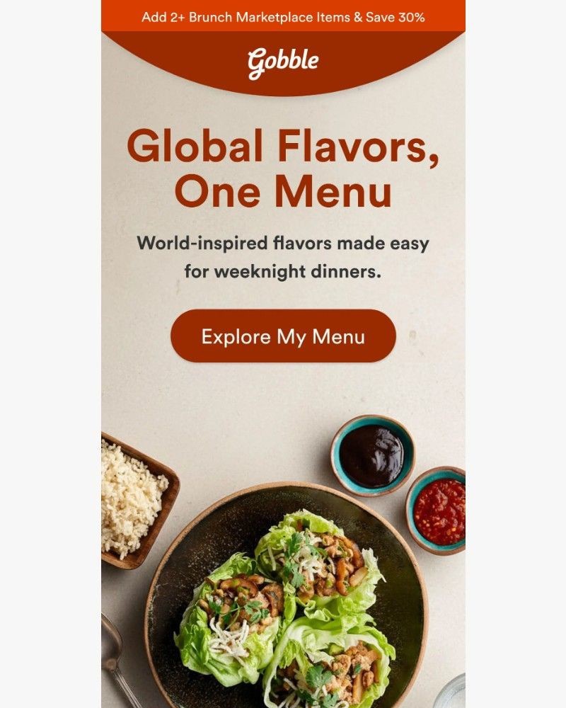 Screenshot of email sent to a Gobble Cart abandoner