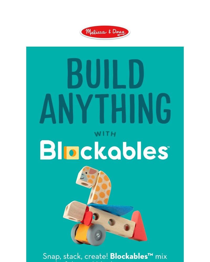 Screenshot of email sent to a Melissa & Doug Newsletter subscriber