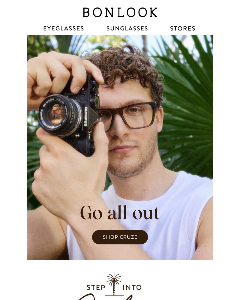 Screenshot of email sent to a Bonlook Newsletter subscriber