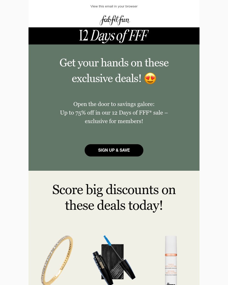 Screenshot of email with subject /media/emails/discover-deals-dont-miss-the-12-days-of-fff-sale-348f4e-cropped-b41f8bc5.jpg
