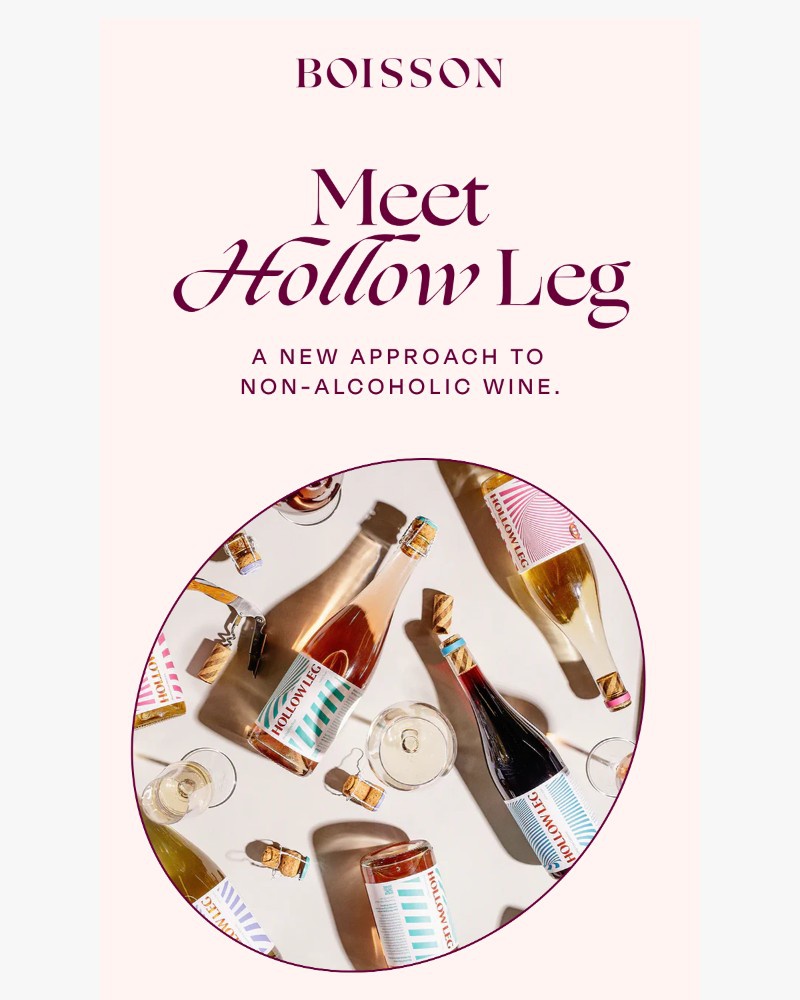 Screenshot of email sent to a Boisson Newsletter subscriber