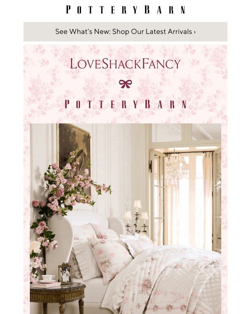 Screenshot of email with subject /media/emails/discover-loveshackfancy-x-pottery-barn-4892e9-cropped-326c9ba1.jpg