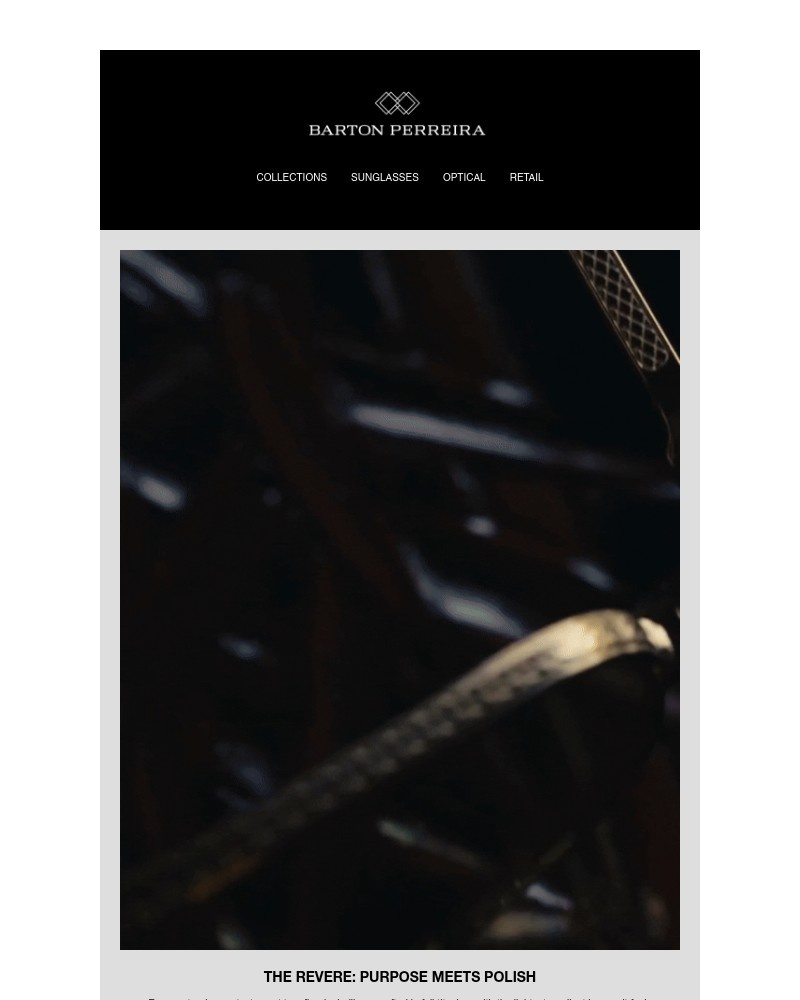 Screenshot of email sent to a Barton Perreira Newsletter subscriber