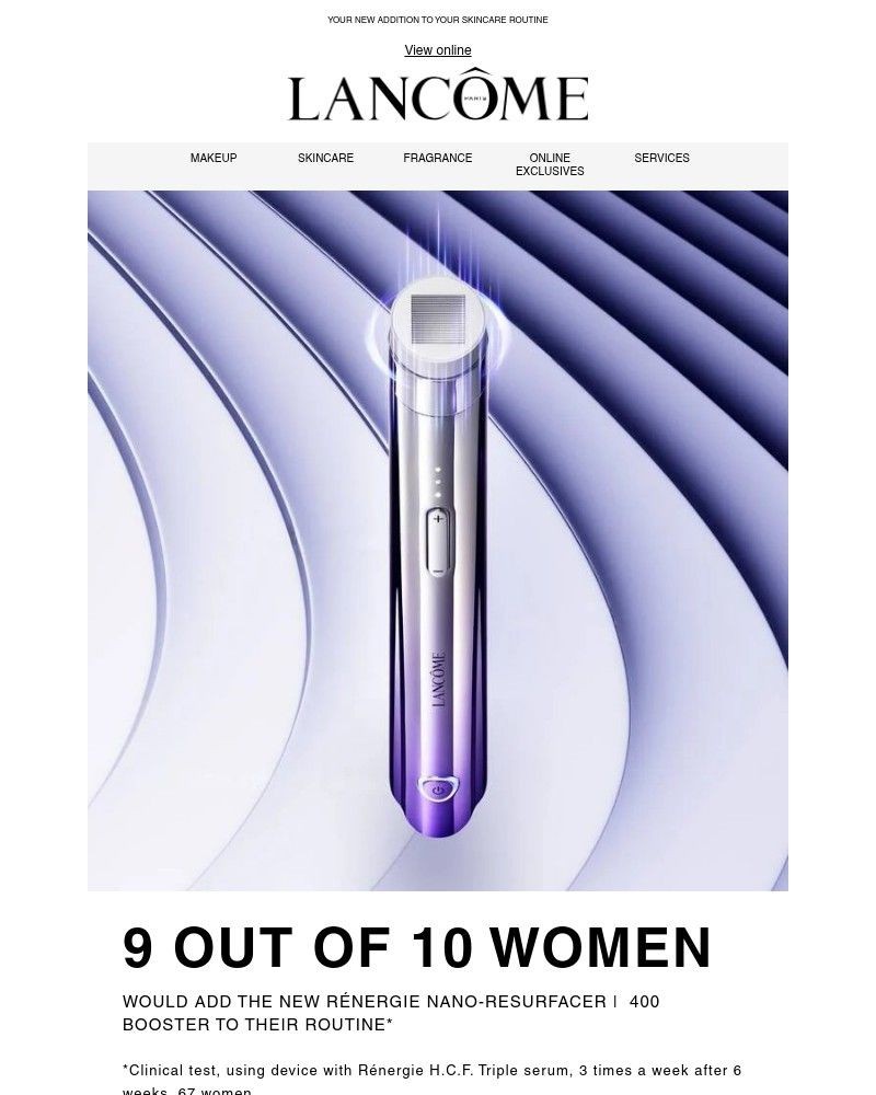 Screenshot of email with subject /media/emails/discover-the-renergie-nano-resurfacer-400-booster-routine-0ec7ff-cropped-96c8ce2e.jpg