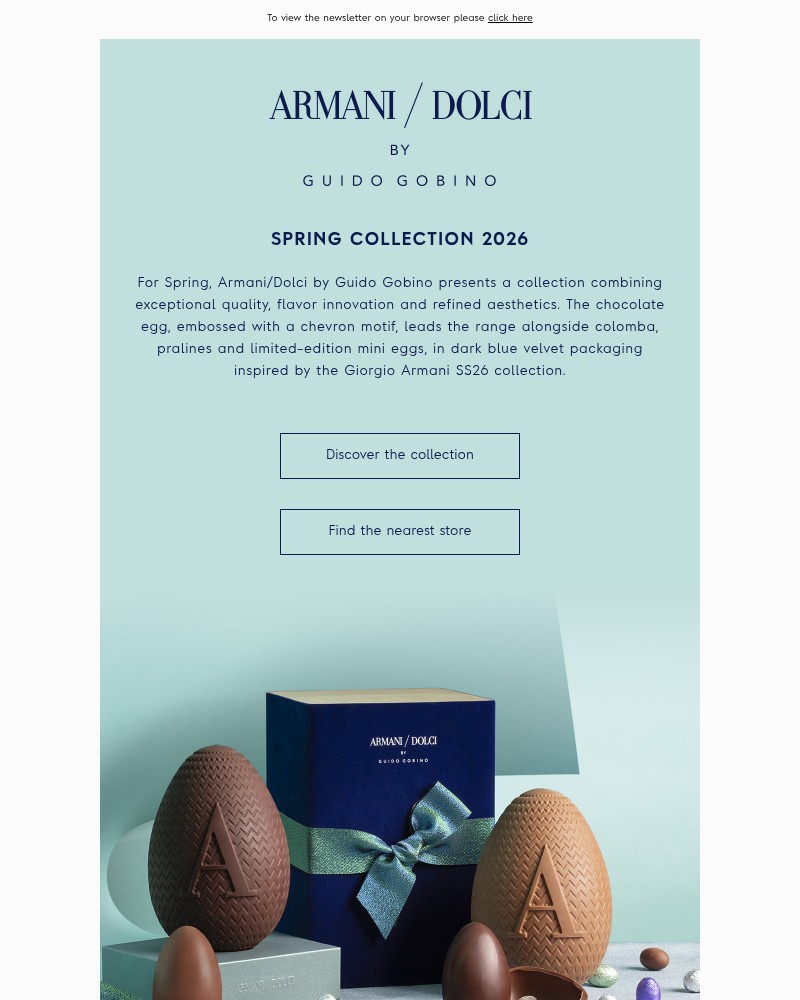 Screenshot of email with subject /media/emails/discover-the-spring-collection-2026-36f299-cropped-e2107ce0.jpg