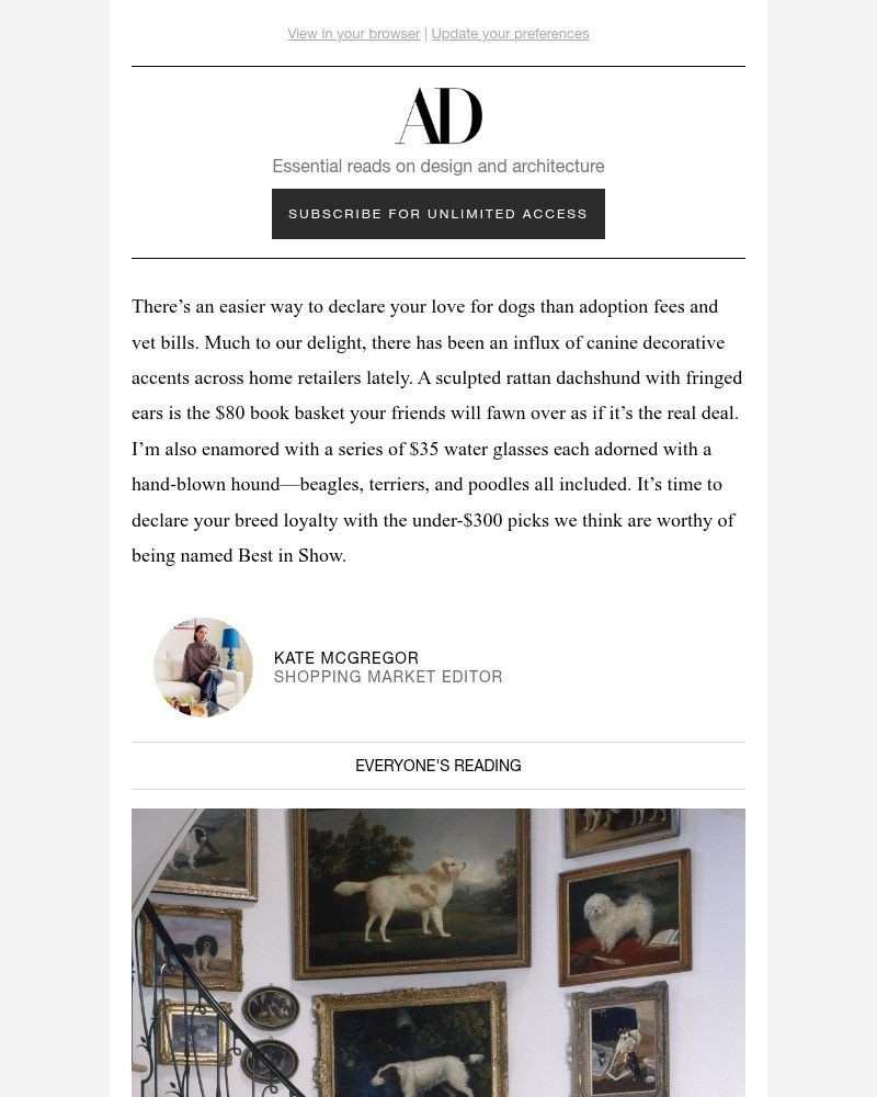 Screenshot of email with subject /media/emails/dog-inspired-decor-is-having-a-moment-77c352-cropped-dc53384f.jpg