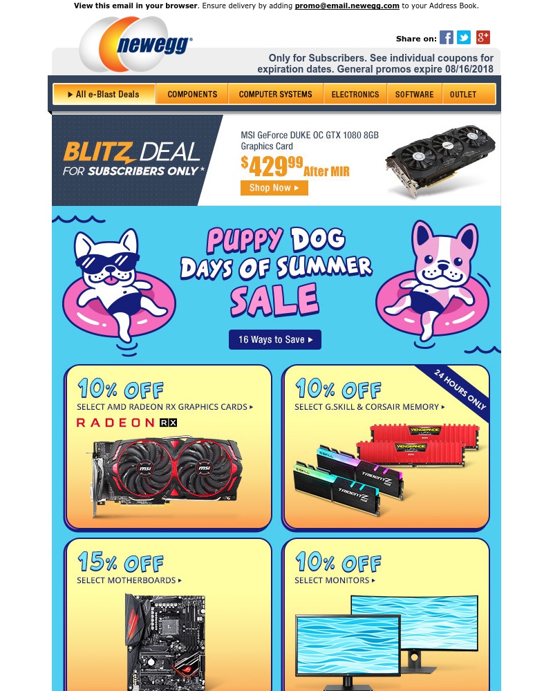 Screenshot of email with subject /media/emails/doggone-good-coupon-sale-10-off-select-radeon-rx-gpus-50-off-select-video-games-c_lJRrDdT.jpg