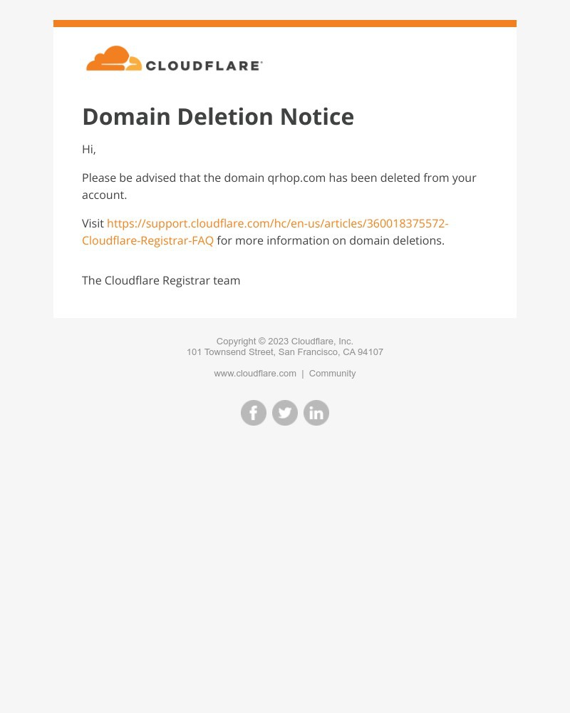 Screenshot of email with subject /media/emails/domain-deleted-notification-from-cloudflare-886fad-cropped-bcac9b87.jpg