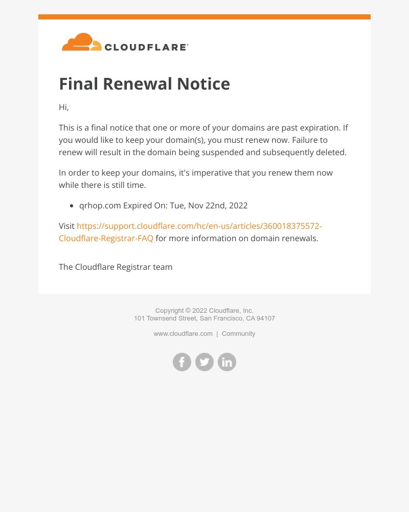 Screenshot of email with subject /media/emails/domain-expiration-final-renewal-notification-from-cloudflare-d8e85c-cropped-e5271943.jpg