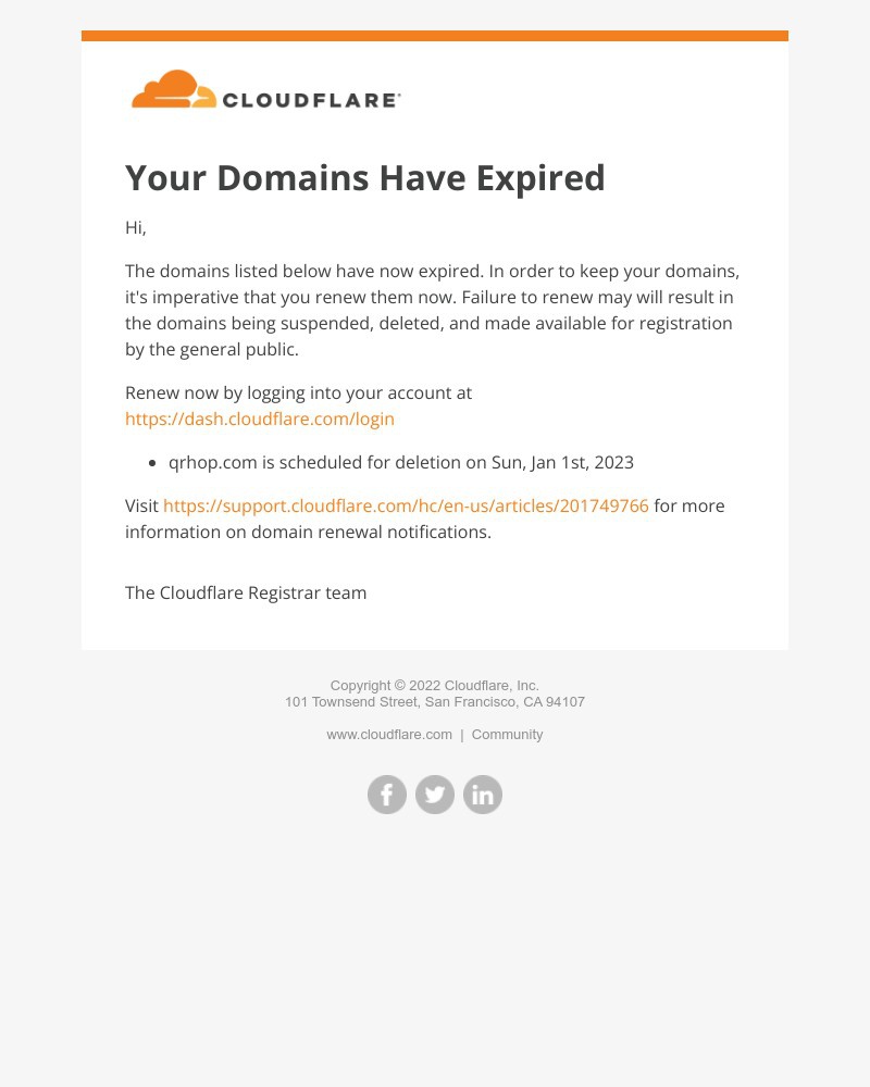 Screenshot of email with subject /media/emails/domain-expiration-notification-from-cloudflare-cae96f-cropped-d4da802d.jpg