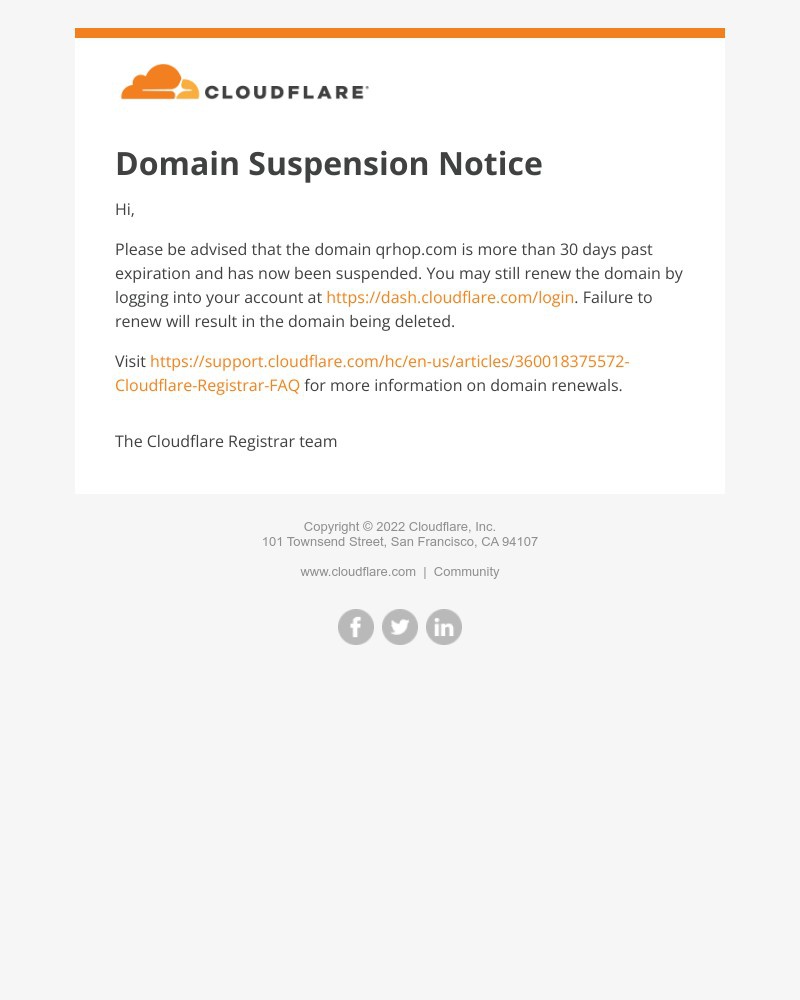 Screenshot of email with subject /media/emails/domain-suspended-notification-from-cloudflare-d870cc-cropped-bb8970c3.jpg