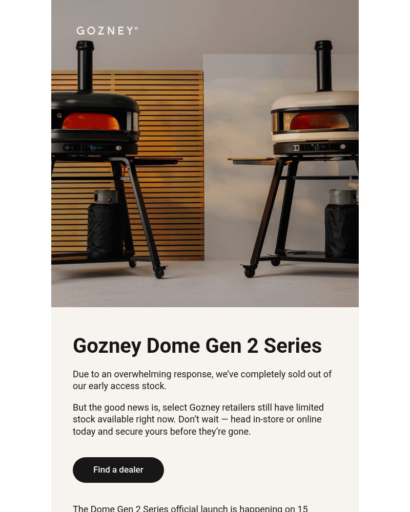 Screenshot of email with subject /media/emails/dome-gen-2-series-early-access-sold-out-cc816f-cropped-42a2b692.jpg