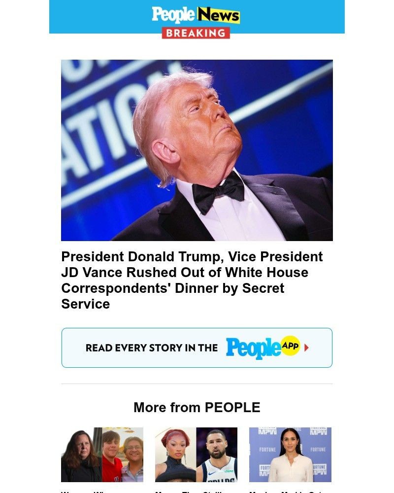 Screenshot of email with subject /media/emails/donald-trump-and-jd-vance-rushed-out-of-white-house-correspondents-dinner-by-secr_59rF3pX.jpg