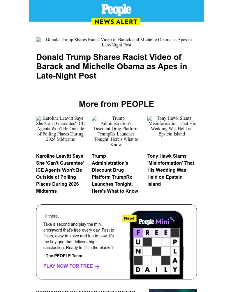 Screenshot of email with subject /media/emails/donald-trump-shares-racist-video-of-barack-and-michelle-obama-as-apes-in-late-nig_sEAc53g.jpg