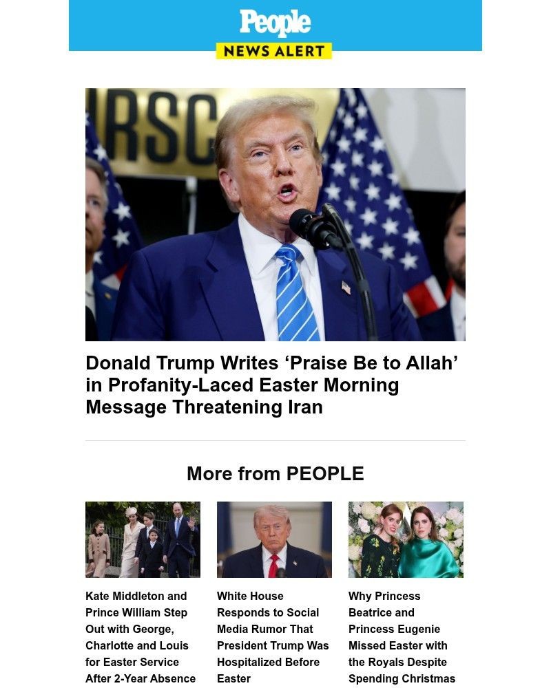 Screenshot of email with subject /media/emails/donald-trump-writes-praise-be-to-allah-in-profanity-laced-easter-morning-message-_7DEclOa.jpg