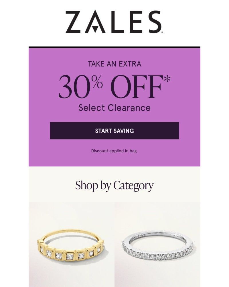 Screenshot of email with subject /media/emails/dont-blink-extra-30-off-select-clearance-558915-cropped-559b4f1f.jpg