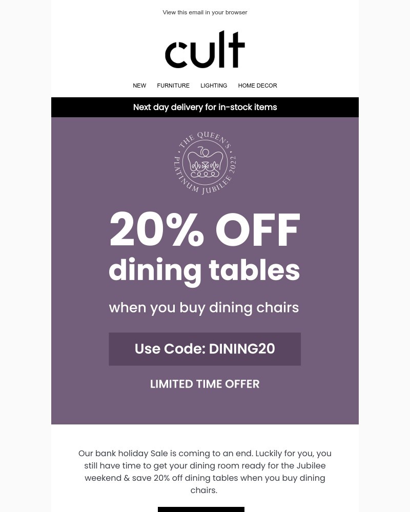 Screenshot of email with subject /media/emails/dont-forget-20-off-savings-on-dining-tables-3c5b4a-cropped-1da8d852.jpg