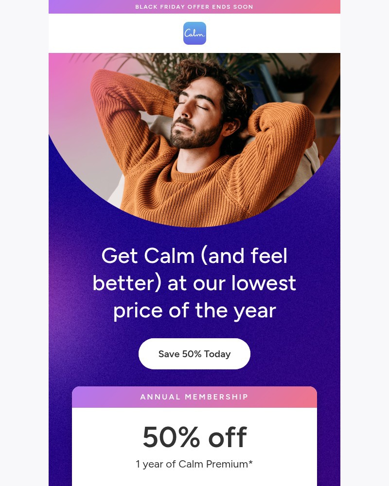 Screenshot of email with subject /media/emails/dont-forget-50-off-calm-premium-ce939a-cropped-ad371d0c.jpg