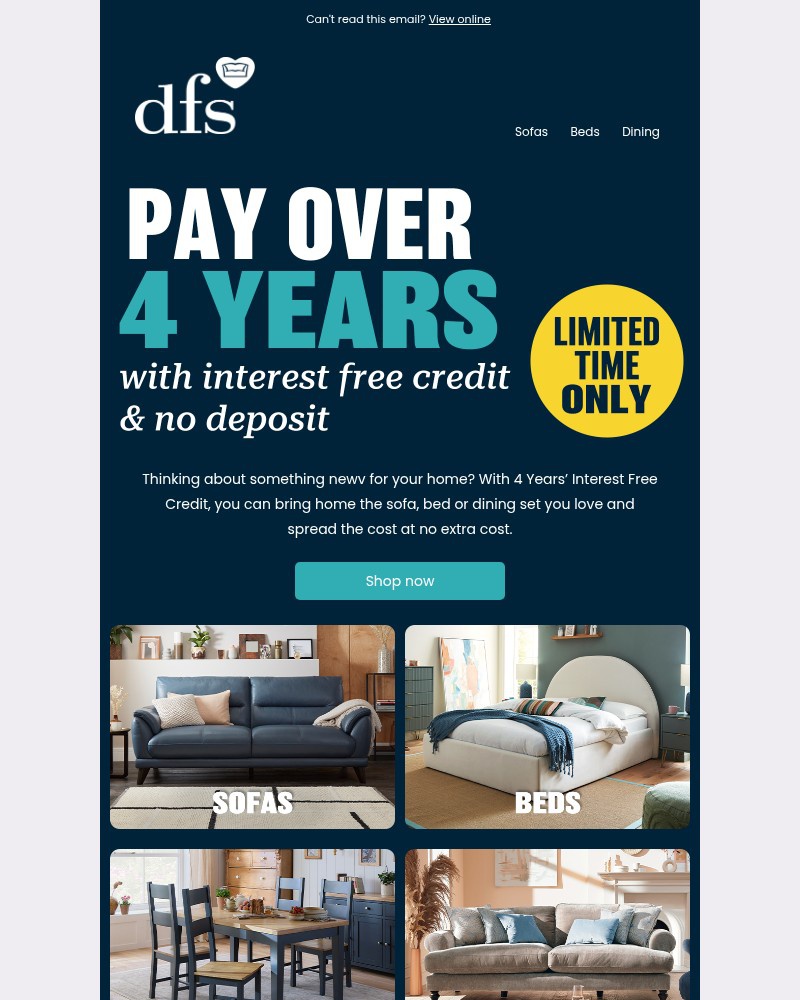 Screenshot of email with subject /media/emails/dont-forget-about-our-limited-interest-free-credit-offer-d6df19-cropped-efe66fd1.jpg