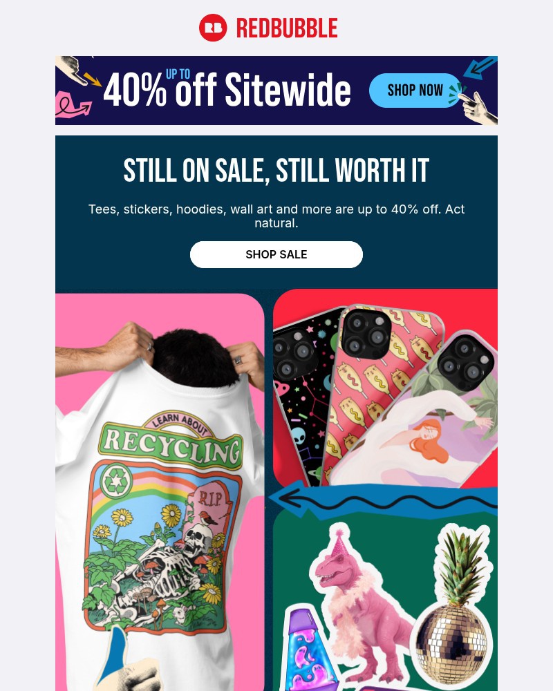 Screenshot of email with subject /media/emails/dont-forget-up-to-40-off-sitewide-1594f3-cropped-0e56cb88.jpg